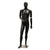 Male Black Mannequin with Movable Elbows MM-HMB2BK