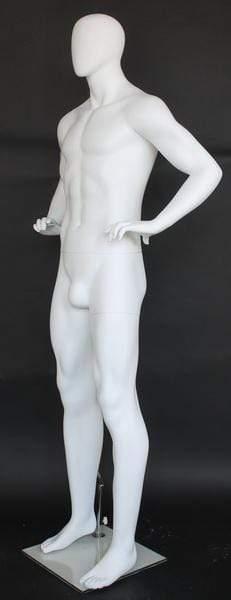 Male Egghead Mannequin MM-SFM62E-WT - Mannequin Mall