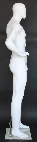 Male Egghead Mannequin MM-SFM62E-WT - Mannequin Mall