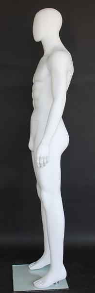 Male Egghead Mannequin MM-SFM63E-WT - Mannequin Mall