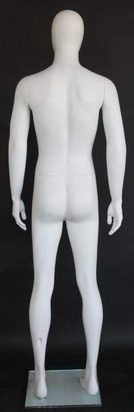 Male Egghead Mannequin MM-SFM63E-WT - Mannequin Mall