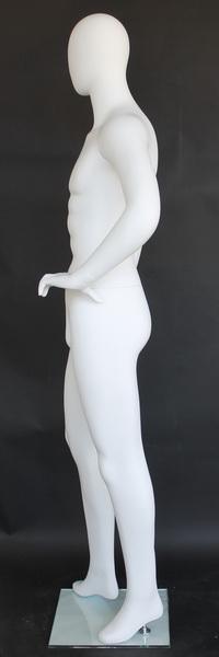 Male Egghead Mannequin MM-SFM64E-WT - Mannequin Mall
