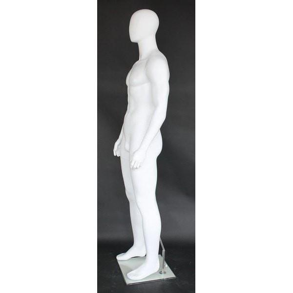 Male Egghead Mannequin MM-SFM69E-WT - Mannequin Mall