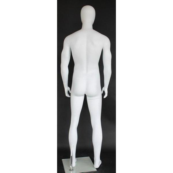 Male Egghead Mannequin MM-SFM69E-WT - Mannequin Mall