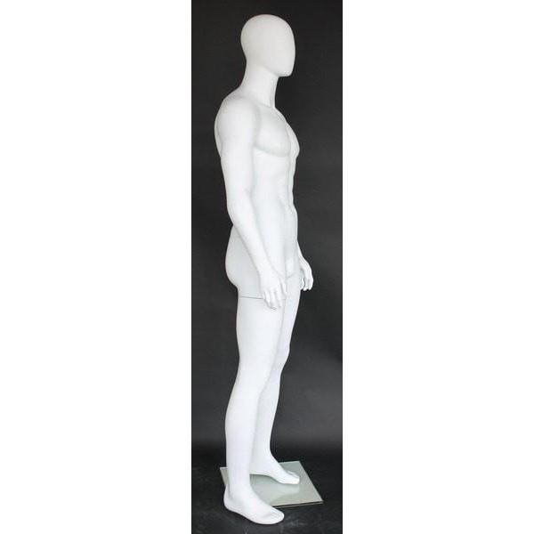 Male Egghead Mannequin MM-SFM69E-WT - Mannequin Mall