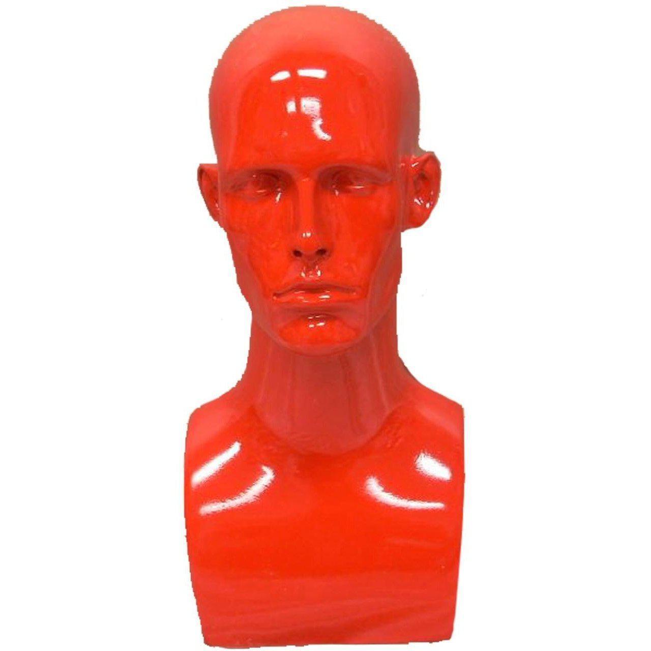 Male Mannequin Head MM-MDERARED