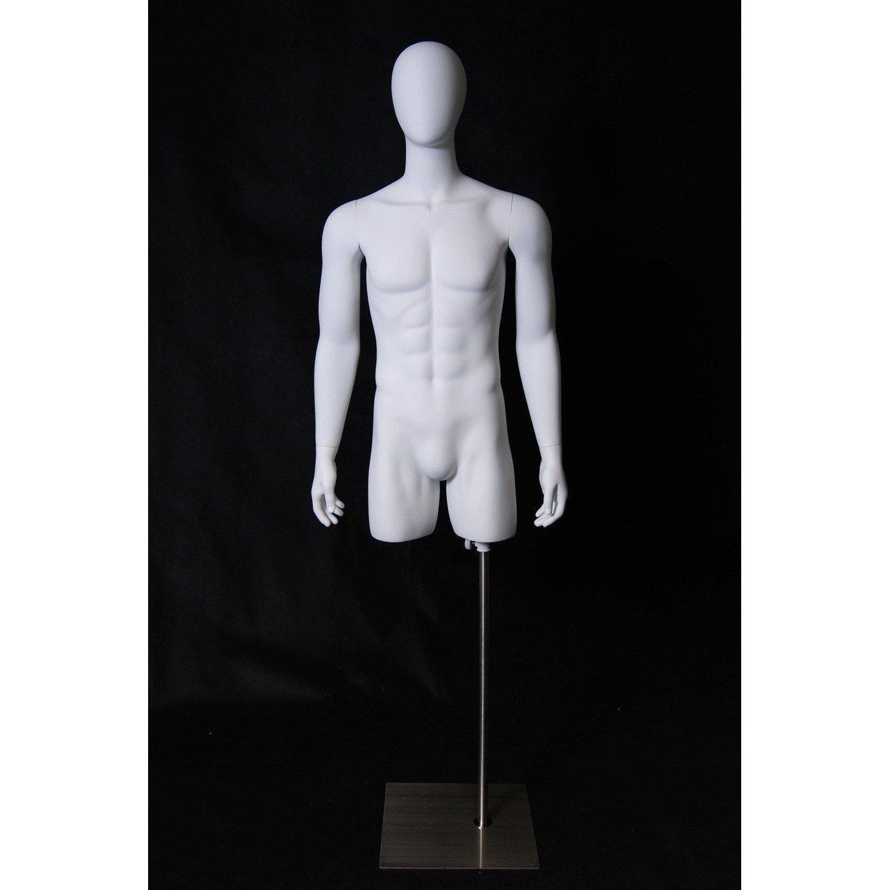 Male Mannequin Torso MM-TMWEG (Glossy or Matte) - Mannequin Mall