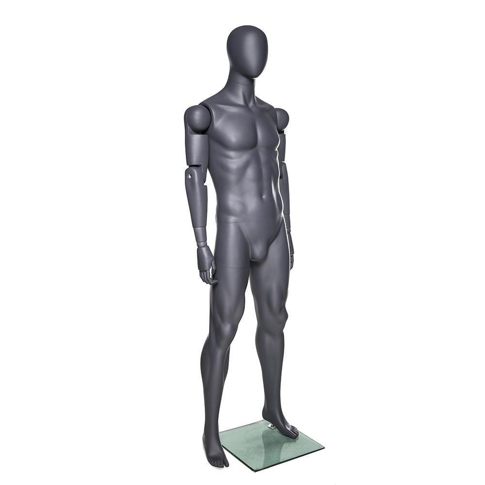 Male Posable Athletic Mannequin MM-NI-MFXG - Mannequin Mall