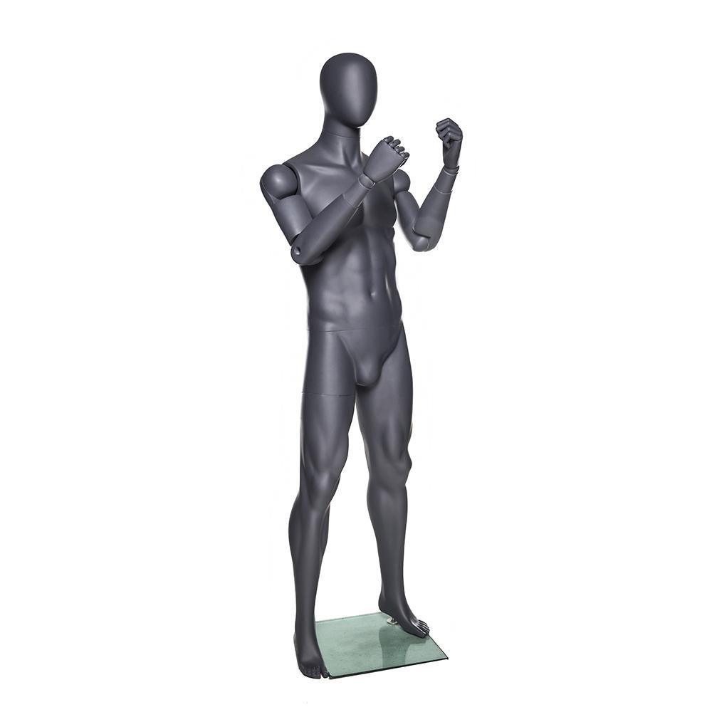 Male Posable Athletic Mannequin MM-NI-MFXG - Mannequin Mall