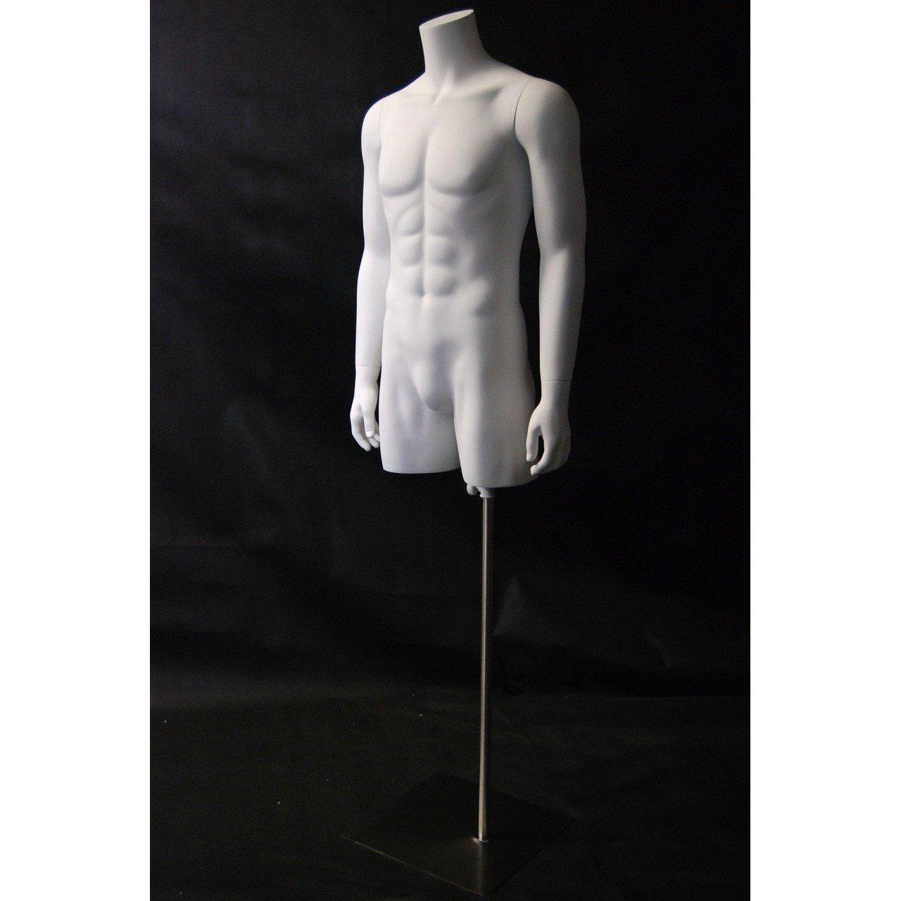 Realistic Standing Male Adult Mannequin + Base (F-01B)