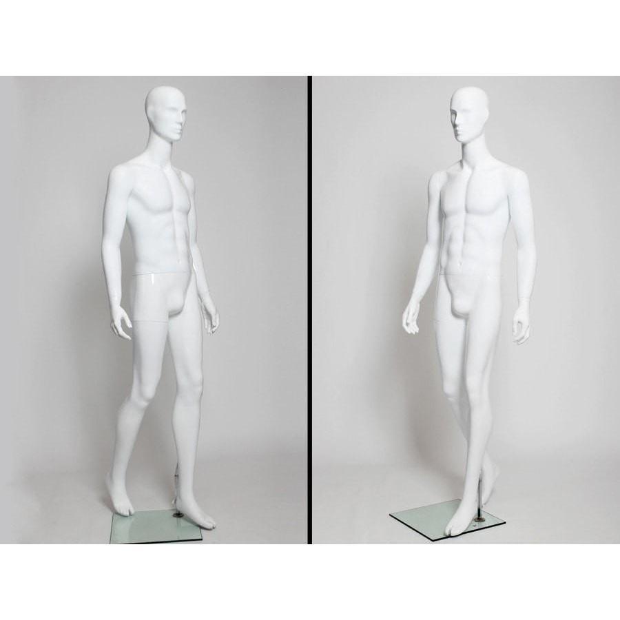 Male White Abstract Mannequin MM-JOE1 - Mannequin Mall