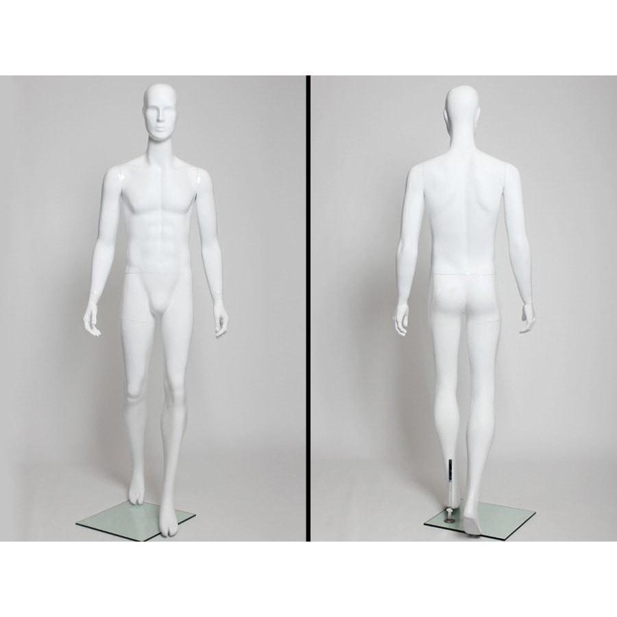 Male White Abstract Mannequin MM-JOE1 - Mannequin Mall