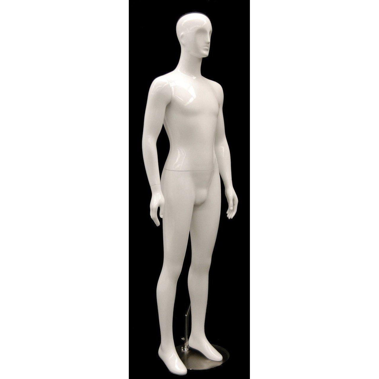Male White Abstract Mannequin MM-XDM02 - Mannequin Mall