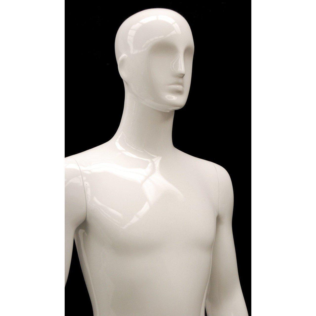 Male White Abstract Mannequin MM-XDM02 - Mannequin Mall