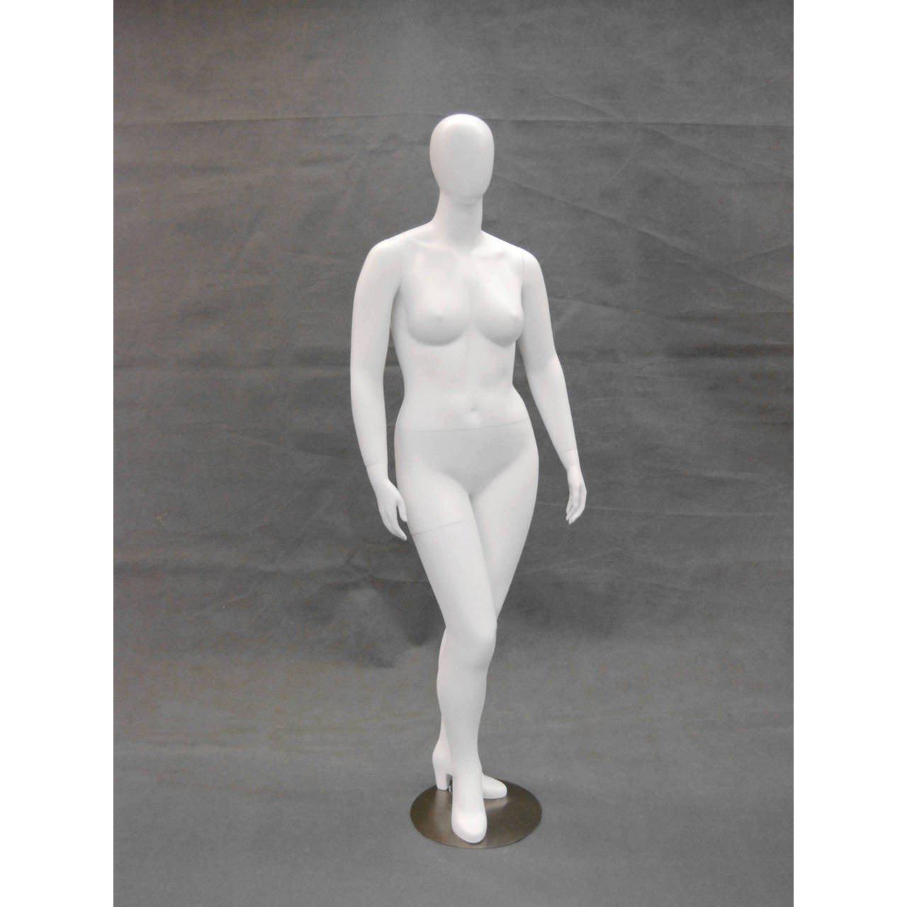 Plus Size Female Egghead Mannequin MM-RNANCYW1 - Mannequin Mall