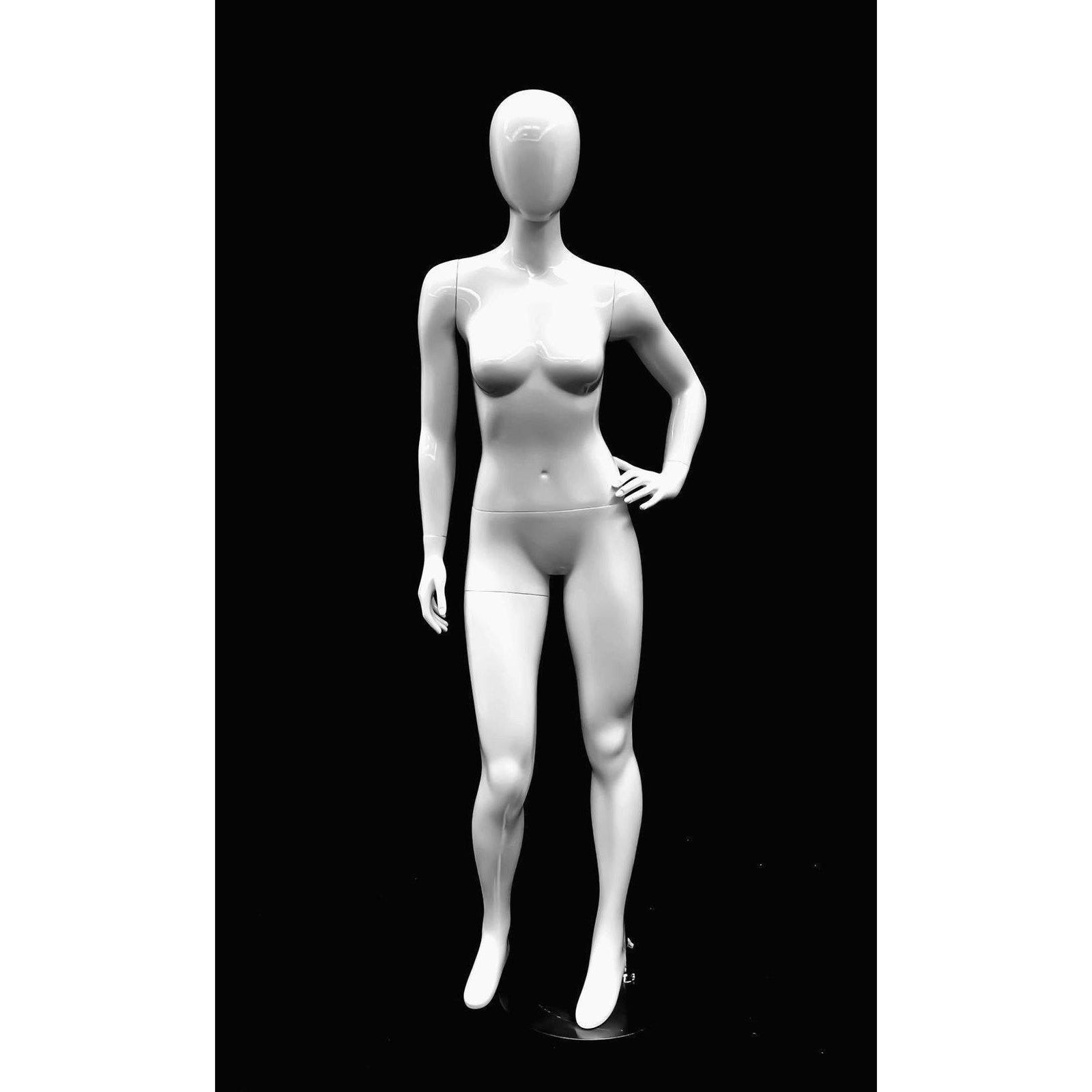 Male & Female Abstract Egghead Mannequins For Sale