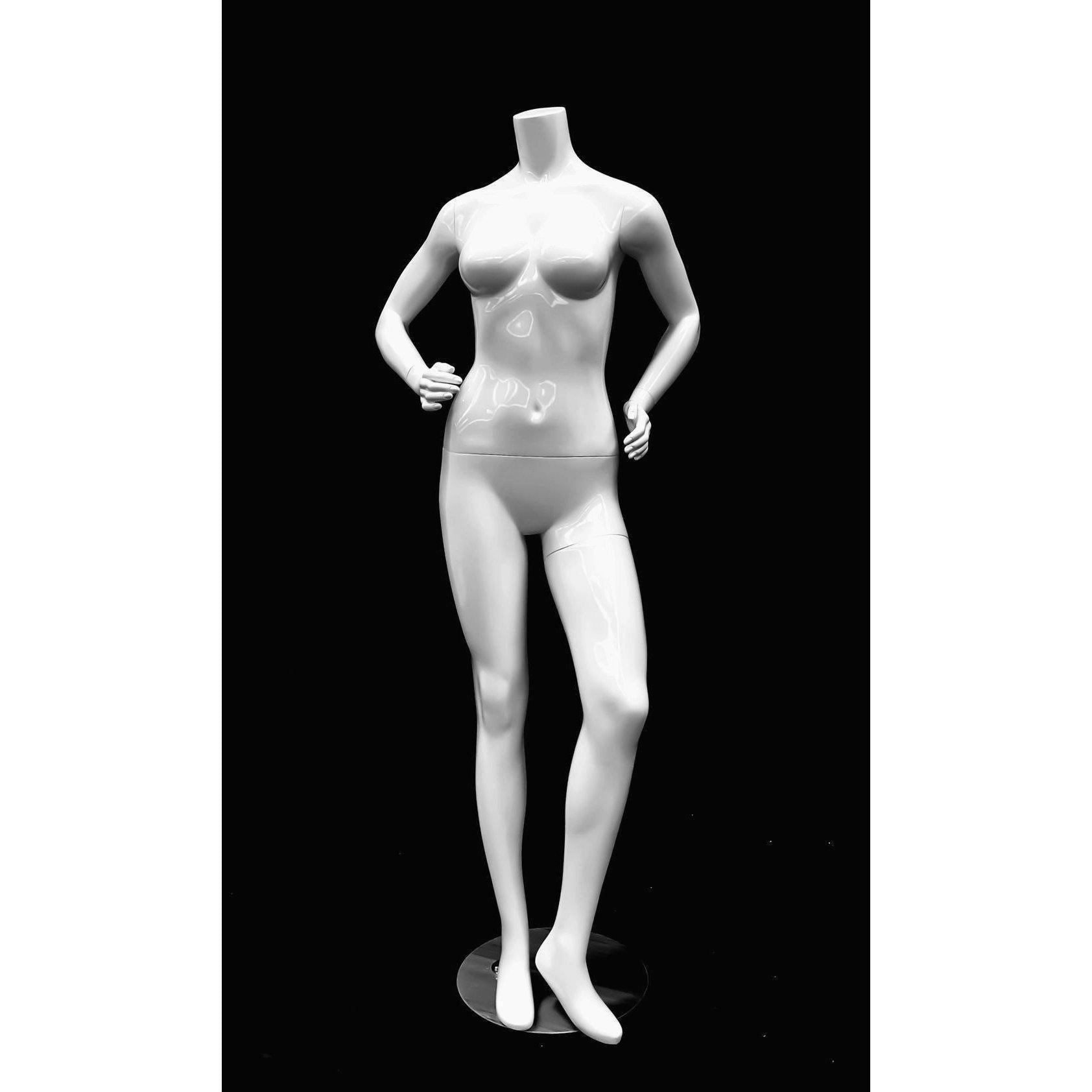 Petite Female Headless Mannequin MM-GPX04BW1 - Mannequin Mall