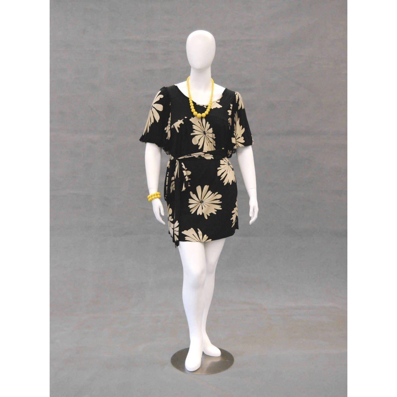 Plus Size Female Egghead Mannequin MM-RNANCYW1 - Mannequin Mall