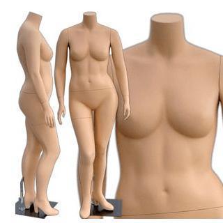 Plus Size Female Headless Mannequin MM-RPLUSF1 - Mannequin Mall