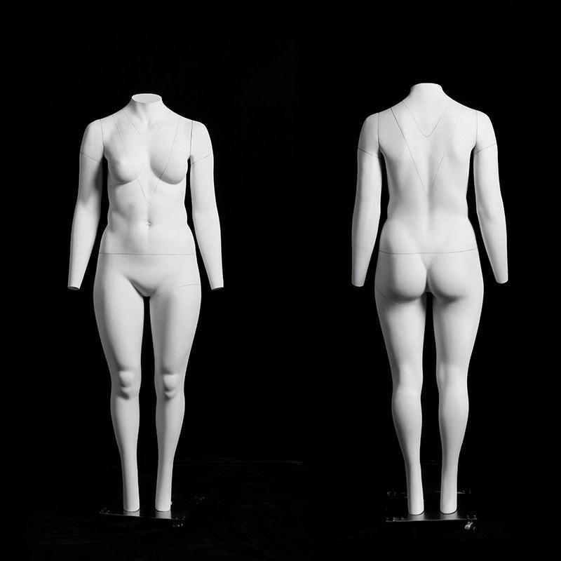 Plus Size Female Invisible Ghost Mannequin Full Body for Photography MM-MZGH10 - Mannequin Mall