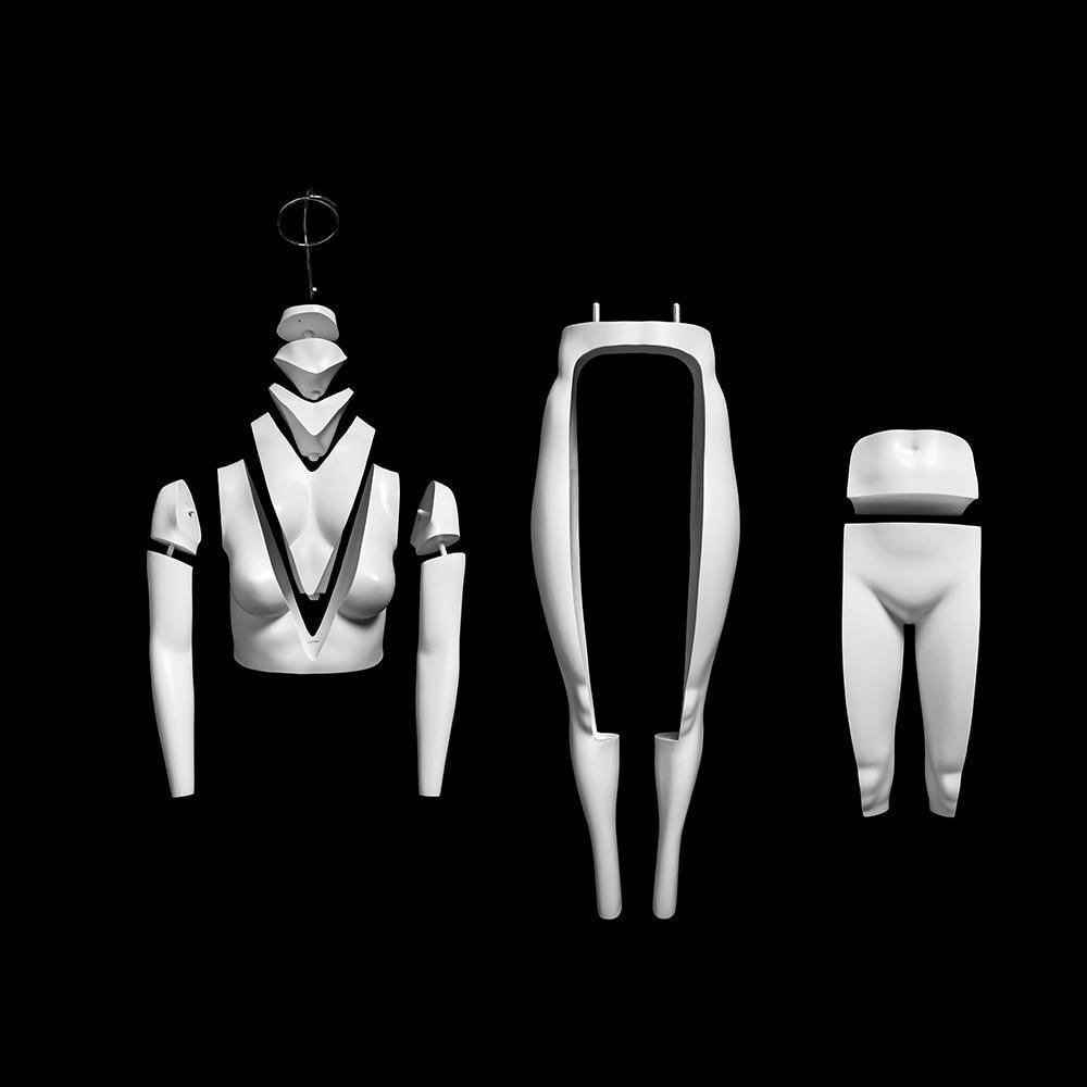 Plus Size Female Invisible Ghost Mannequin Full Body for Photography (Ver 2.0) MM-GH24 - Mannequin Mall