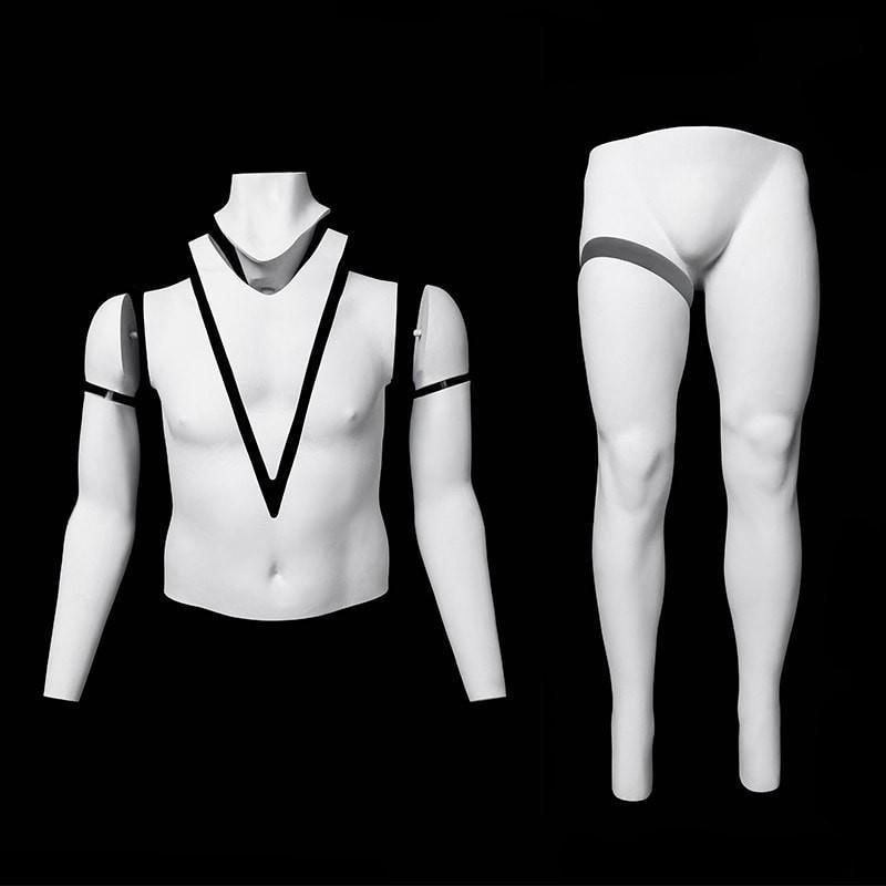 Plus Size Male Invisible Ghost Mannequin Full Body for Photography MM-MZGH9 - Mannequin Mall