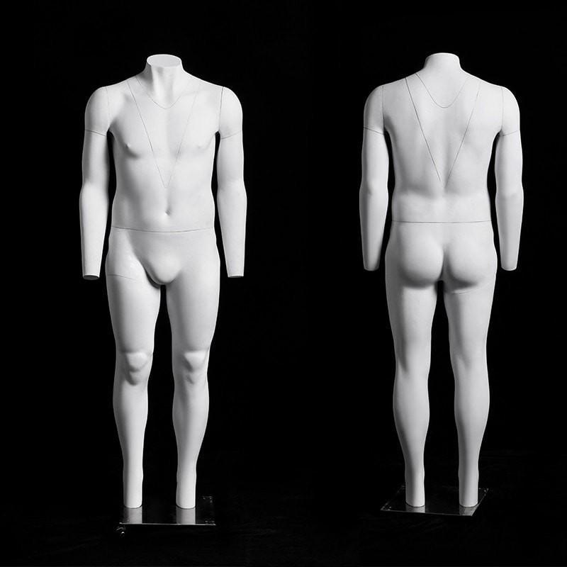 Plus Size Male Invisible Ghost Mannequin Full Body for Photography MM-MZGH9 - Mannequin Mall