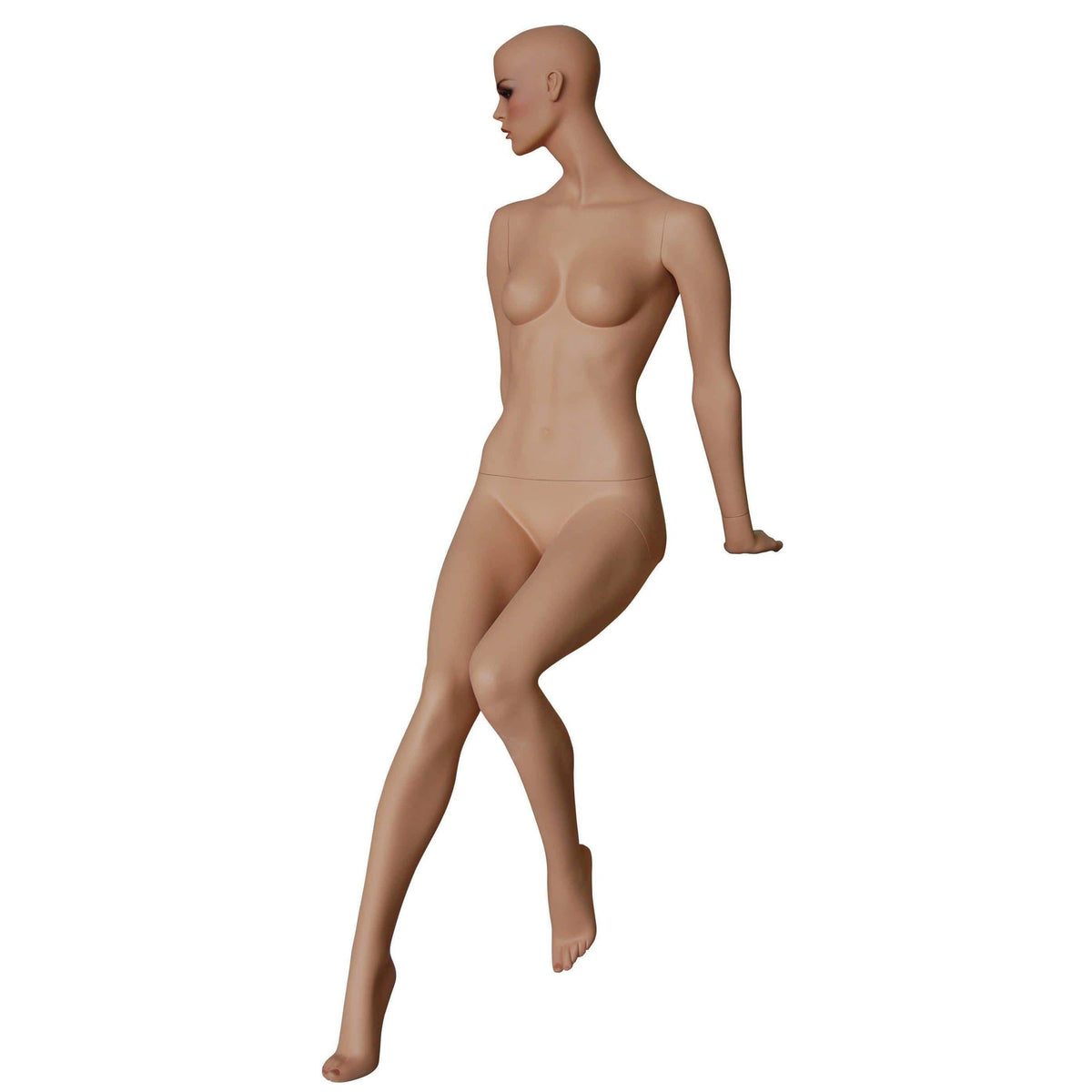 Realistic Female Sitting Mannequin MM-FR6 - Mannequin Mall