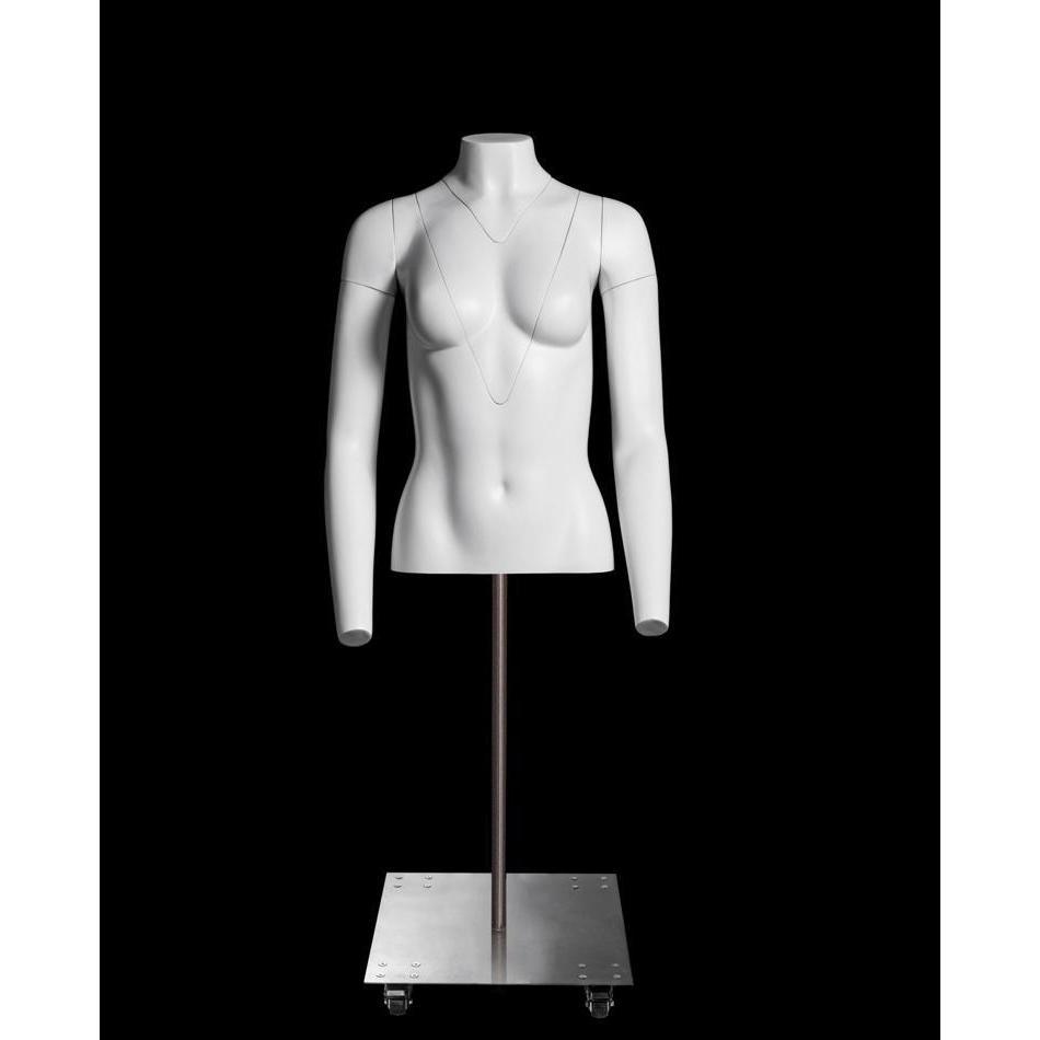 Ultimate Female Invisible Ghost Mannequin Torso 2.0 MM-GH1-2F - Mannequin Mall