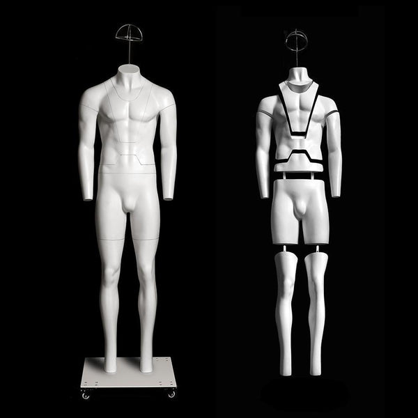 Male Invisible Ghost Mannequin Full Body (Version 1.0) MM-MZGH3 - Mannequin  Mall