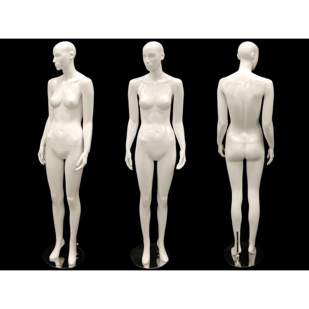 White Abstract Female Mannequin MM-ANNA02 - Mannequin Mall