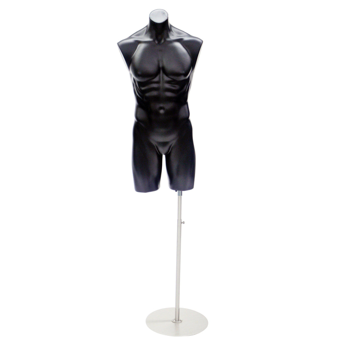 Male Mannequin Torso MM-P908BK - Mannequin Mall