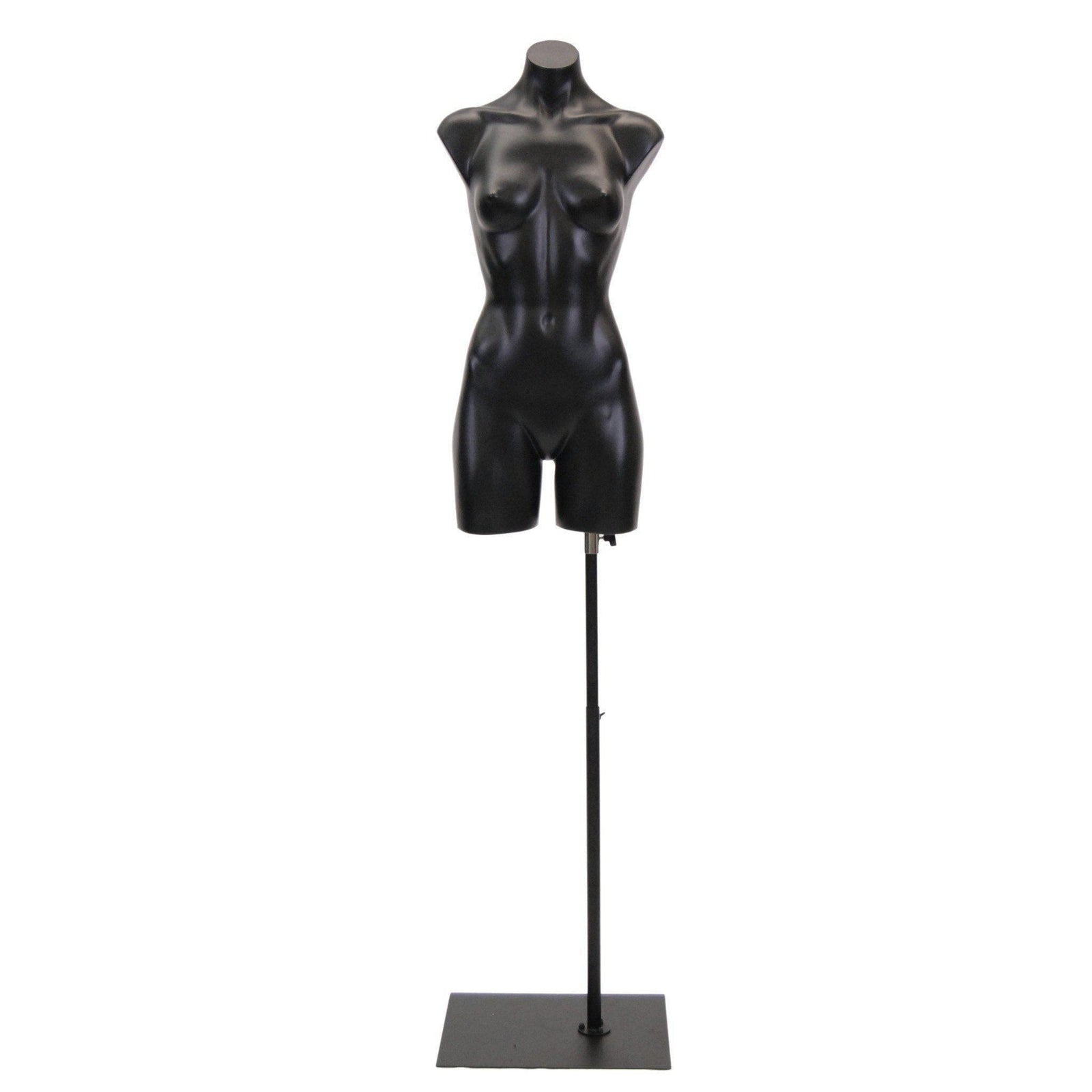Female Mannequin Torso MM-P907BK - Mannequin Mall