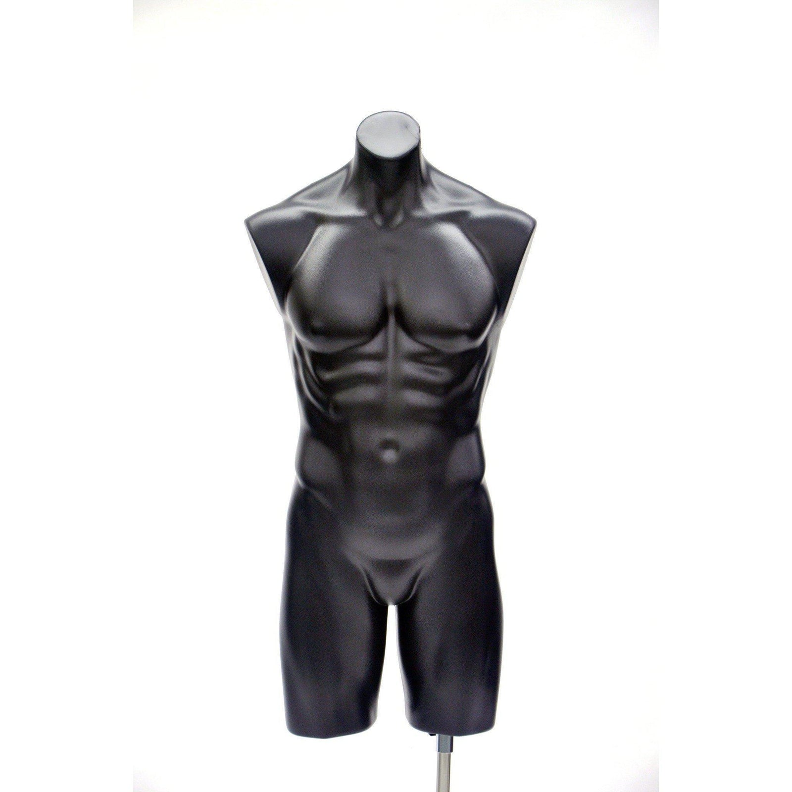 Male Mannequin Torso MM-P908BK - Mannequin Mall
