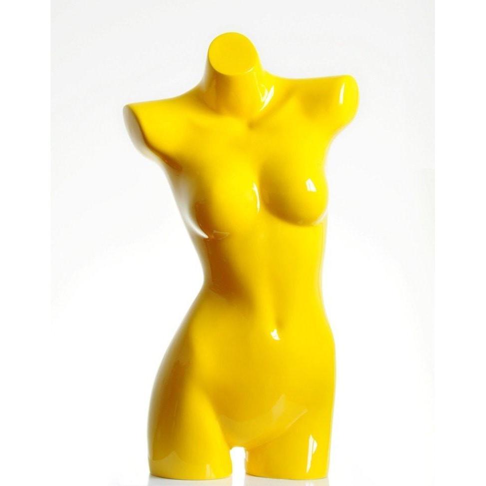 Colorful Fiberglass Female Mannequin Torso MM-MZBL2 - Mannequin Mall