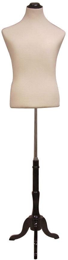 Male Dress Form With Tripod Base - Mannequin Mall