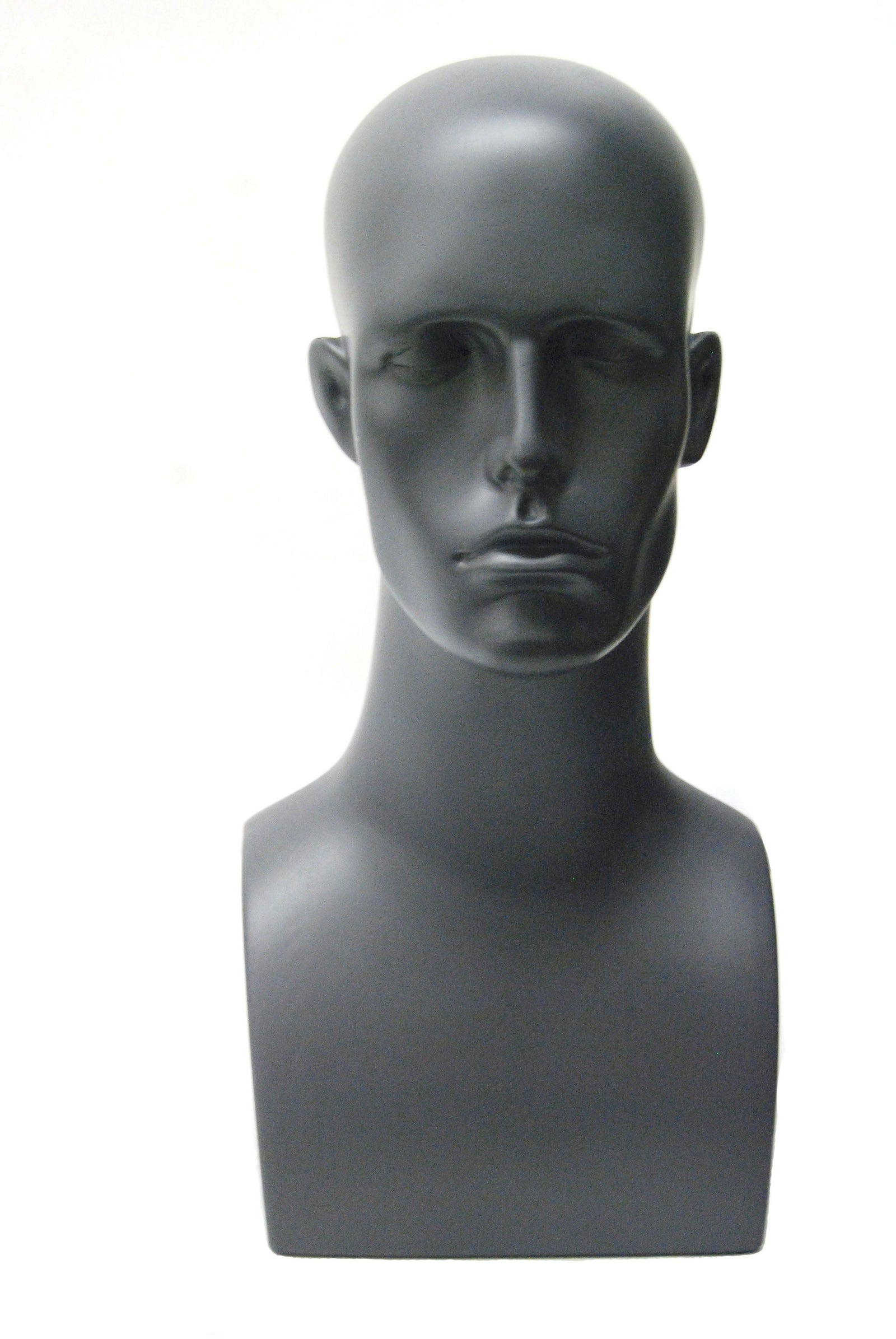 Male Mannequin Head MM-MDERAW2 - Mannequin Mall