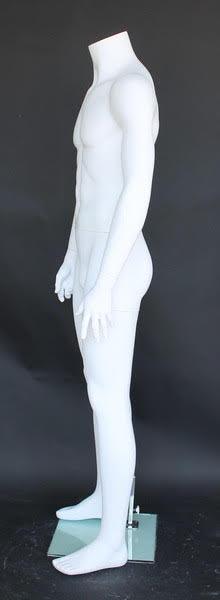 Male Headless Mannequin MM-STM001-WT - Mannequin Mall